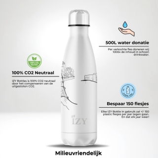 izy bottles city thermosfles drinkfles waterfles isoleerfles voor onderweg 500 ml