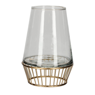 jens living theelicht lantaarn small goud 25688