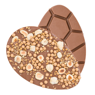 luxe chocolade paasei hazelnoot caramel melk 110gram 84130 1