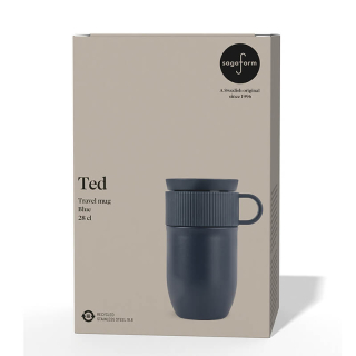 sagaform ted isolatie mok blauw geschenkverpakking sagaform ted isolatie mok blauw geschenkverpakking