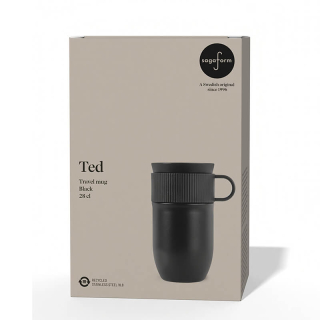 sagaform ted isolatie mok zwart geschenkverpakking sagaform ted isolatie mok zwart geschenkverpakking
