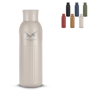 sagaform tekla push stalen fles met druk dop gerecycled 500 ml LT52134 1