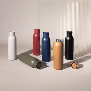 sagaform tekla push stalen fles met druk dop gerecycled 500 ml LT52134 2