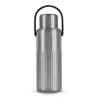sagaform theo thermosfles zilver gerecycled 1liter LT52136 sagaform theo thermosfles zilver gerecycled 1liter LT52136