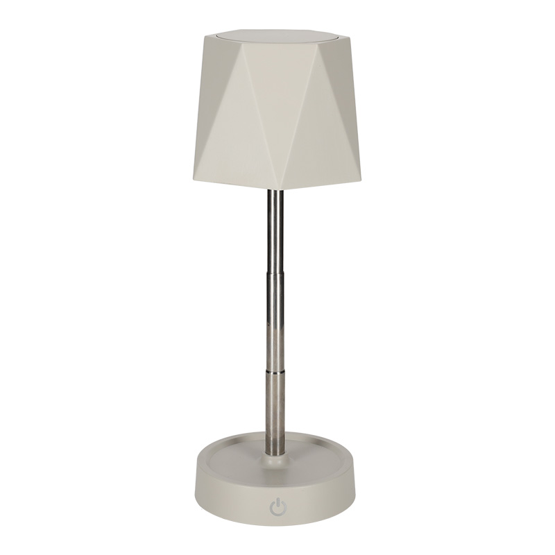 Telescopische LED Lamp Taupe - FITZ Living FITZ Living Telescopische LED Lamp Taupe 93012