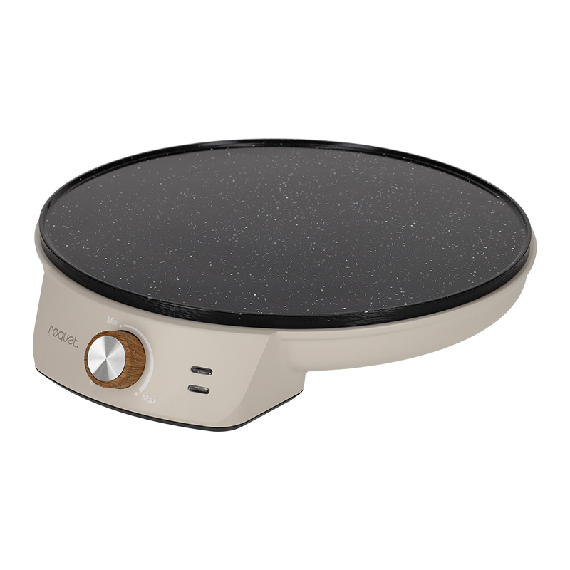 Crepe & Grill Plaat Roots Zand - RØQUET ROQUET Crepe Grill Plaat Roots Zand 41014