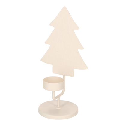JENS Living Theelichthouder Winter Tree Wit 25869