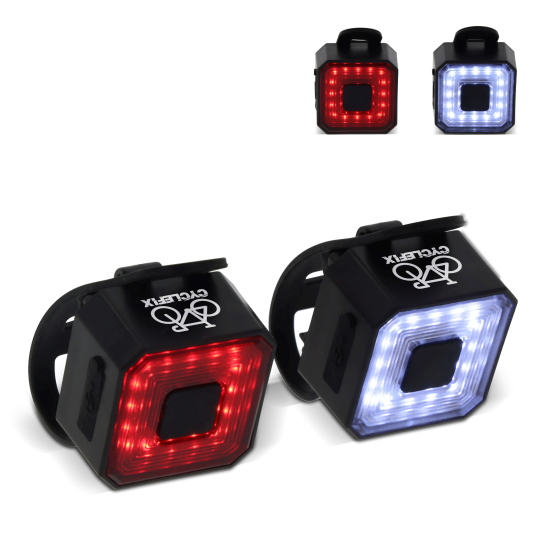Fietslampjes oplaadbaar LED USB 2stuks LT91235