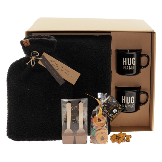 Giftbox Chocolade Plaid Kruik Mokken