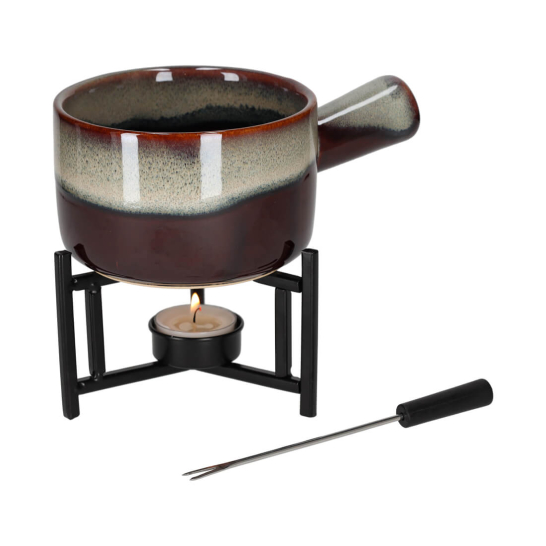 JENS Living Fondue Set Bordeaux 25532