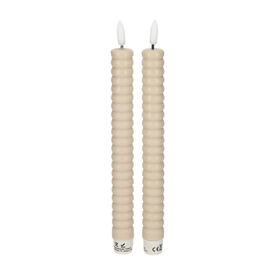 LED Dinerkaars Taupe set van 2 - JENS Living JENS Living LED Dinerkaars Taupe set van 2 25925