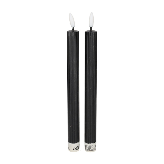 LED Dinerkaars Zwart set van 2 - JENS Living JENS Living LED Dinerkaars Zwart set van 2 25924