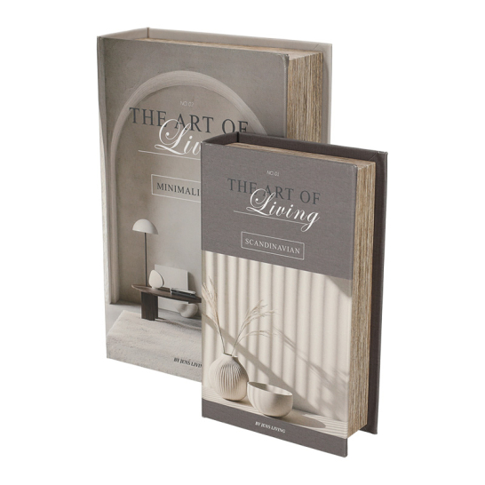 JENS Living Opbergboek Living set van 2 25894