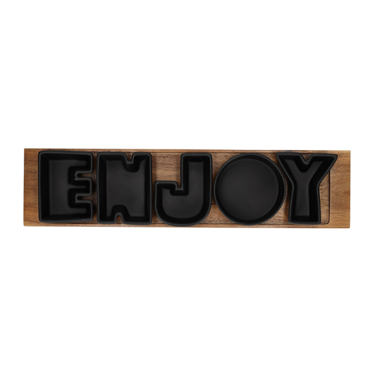 JENS Living Serveerset ENJOY Zwart 25759