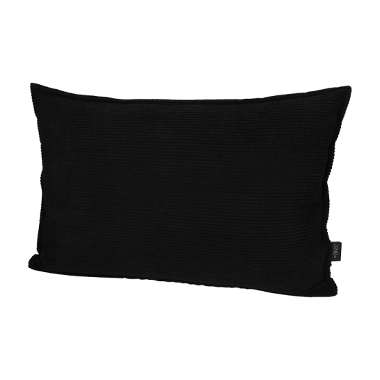 JENS Living Warmtekussen RPET 60x40 Ribbel Zwart 25811