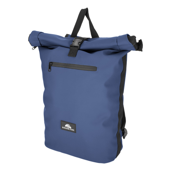 KROSSLAND Dull PU Fiets Rugtas Blauw 96006