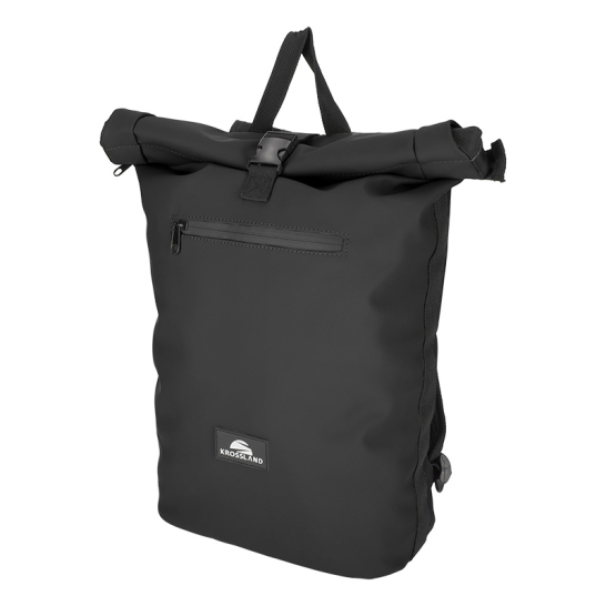 KROSSLAND Dull PU Fiets Rugtas Zwart 96004