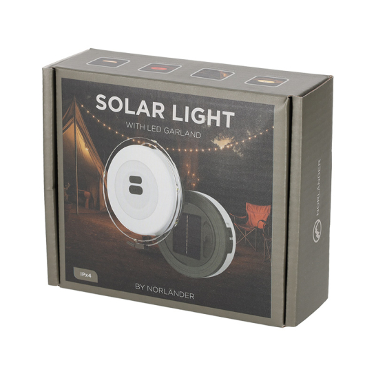 Norlander Solar Lamp Met LED Slinger 28908