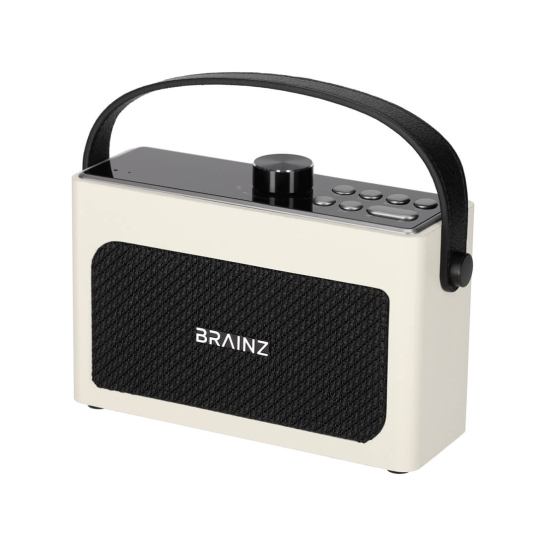 brainz retro clock speaker wit 38648