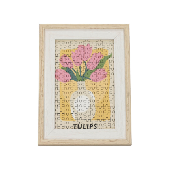 jens living fotolijst met puzzel tulp 13137