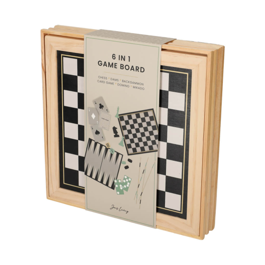 jens living houten 6 in 1 spel 13136