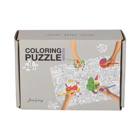 jens living kleurplaat puzzel winter 13151