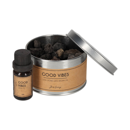 jens living lavastenen met aroma olie good vibes 25494