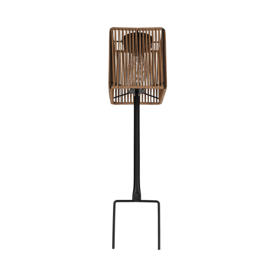 jens living solar lantaarn cube taupe 25637
