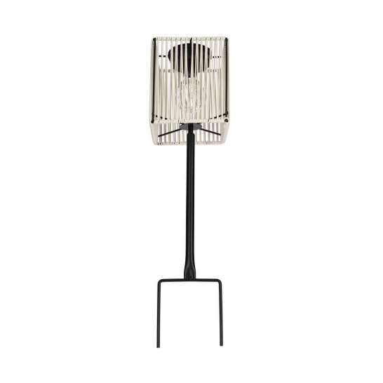 jens living solar lantaarn cube wit 25636