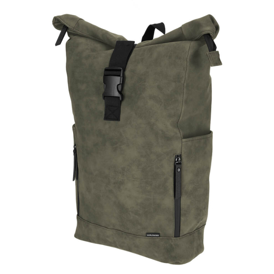 norlander nubuck fiets rugtas groen 28951