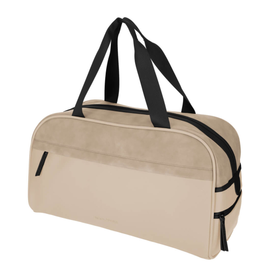 norlander pu retro sporttas napolitana taupe 29015