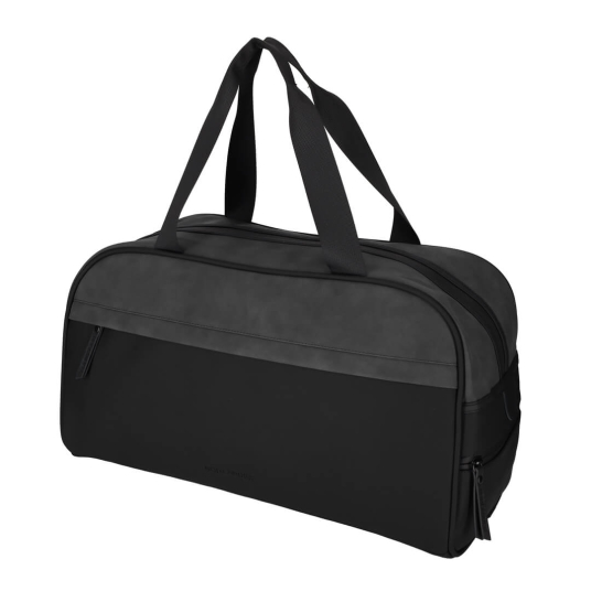 norlander pu retro sporttas napolitana zwart 29014