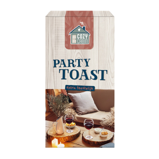Cozy cabin Party toast 9616