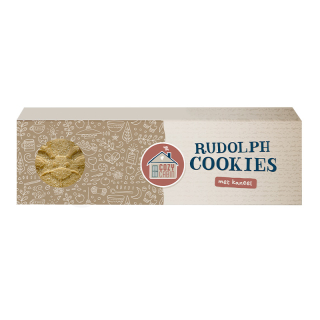 Cozy cabin Rudolph cookies 9607