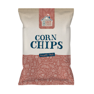Cozy cabin Sweet chili corn chips 9613