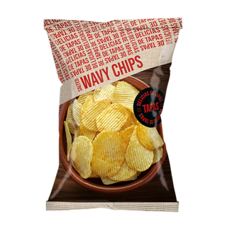 Delicias De Tapas Ribbelchips Zout 92739