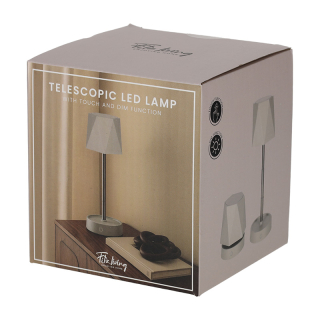 FITZ Living Telescopische LED Lamp Taupe 93012 4 FITZ Living Telescopische LED Lamp Taupe 93012 4