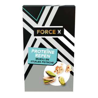 Force Muesli proteinreep pistache 10164 Force Muesli proteinreep pistache 10164