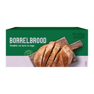 Groen Geluk Borrelbroodmix in papieren bakvorm 9752