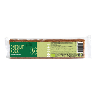 Groen Geluk Ontbijtkoek BIO 9743