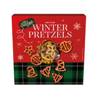 Happy Holidays Winter pretzels 10057 Happy Holidays Winter pretzels 10057