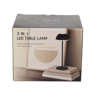 JENS Living 3 in 1 LED Touch Lamp Zwart 25841 4 JENS Living 3 in 1 LED Touch Lamp Zwart 25841 4