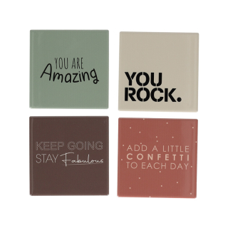 JENS Living Complimenten Tegels met Standaard set van 4 25798 2