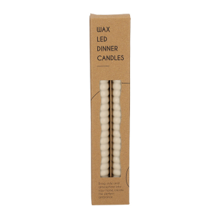 JENS Living LED Dinerkaars Taupe set van 2 25925 1