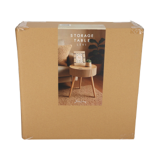 JENS Living Opberg Bijzettafel Levi Taupe 25790 2