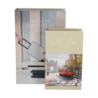 JENS Living Opbergboek Travel set van 2 25895 1
