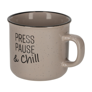 JENS Living Retro Mok Chill Taupe 25807 1