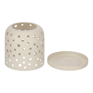 JENS Living Theelichthouder Jamie Off White 25867 1