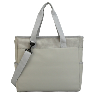 Koeltas shopper suede pu vegan leer off white 8759 achterzijde