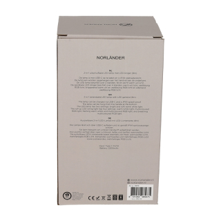 Norlander 2 in 1 Uitschuifbare LED Lamp Slinger Taupe 29078 15